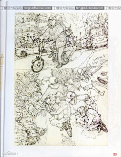 Crow·尘采集到手稿画