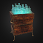 Glassket floor lamp by AfterGlow Design 3D model, Alex Lutai : The light in box "Glassket" floor lamp concept by AfterGlow Design is an ongoing series combining containers. <br/>High-quality 3d-model with correct topology, materials and te