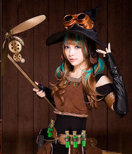 万圣节轻蒸朋克cosplay（13）