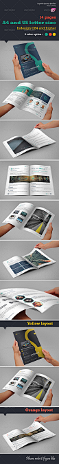 Corporate Business Brochure - Web need 公司业务手册画册模板-淘宝网