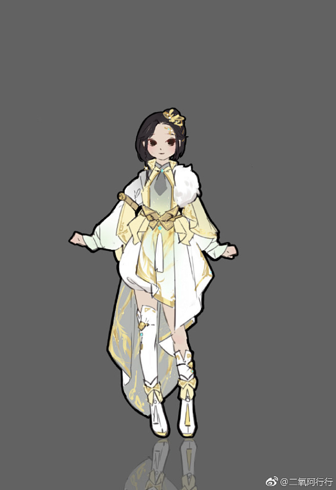 #剑网3同人图# 十方冰裂，名字好听，配...