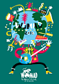 Lee Hodges Illustration - WOMAD T-Shirts : T- Shirt artwork for this years wonderful WOMAD Festival! approached by WOMAD to create artwork for a T-Shirt, Three designs were picked by the WOMAD team, available at the Festival NOW! 