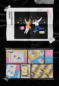 舟品牌-商业插画合集-古田路9号-品牌创意/版权保护平台