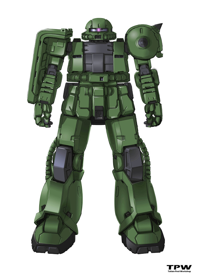 （TPW版）MS-06F 渣古ⅡF 丛林涂装