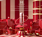 3D Advertising  animation  Carolina Herrera CGI Christmas Circus JVG motion Render