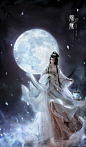 bjd娃娃,bjd衣服,三分-62女嫦娥古风套装-瑾翎,CL3180716-淘宝网