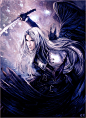 最终幻想7角色插画：萨菲罗斯（Sephiroth）#采集大赛#