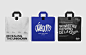 Obscure Art Gallery Visual Identity Design  Bags