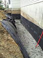 An exterior foundation drain and waterproof membrane is the best solution to your wet basement for the long term.: 