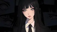 日向雏田动漫女孩西服领带4K超清壁纸 3840x2160下载