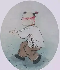 【中国画】中国画之《童真童趣图》呵呵好萌啊！