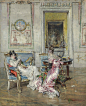 Giovanni Boldini(1842-1931)意大利肖像画家，画过很多名流贵妇，跟萨金特完全不一样的风格，线条很有动感，画风景和室内的时候色彩特别嗲。图包里一团乱，有兴趣的自己整理下。度盘http://pan.baidu.com/s/1dDEmnGt