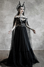 Dark Fairytale Wedding Dress with Cupped Corset Bodice  image 0