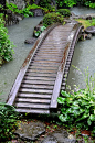 Samurai House Pond Bridge by pokoroto, via Flickr