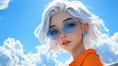 l2thfebg5402_A_cute_white_haired_girl_wearing_blue_sunglasses_a_65ee3760-fe48-4d67-8ced-de28808b2bff