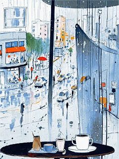 aqbyyj采集到画-风景 / 场景 / 建筑
