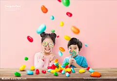 时尚儿童影楼写真相册海报图片