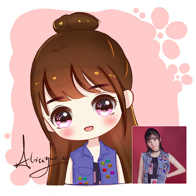 q版微博信人物头像真人照片转卡通照片转手绘卡通动漫设计定制淘宝网