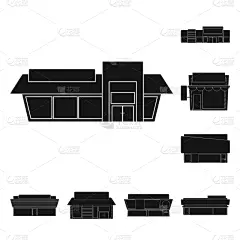 isolated object architecture and cityscape icon