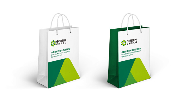 品牌设计中国健康养老集团LOGO&VI设...