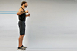 2. Band Step and Press