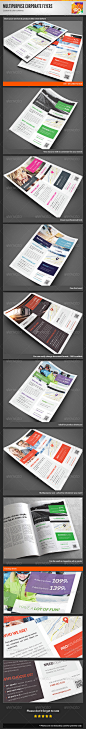 Multipurpose Corporate Flyers, Magazine Ads Vol 12 - GraphicRiver Item for Sale