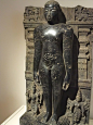 Jaina Tirthankara Chandraprabha Standing in Meditation (Kayotsarga) India Karnataka 12th century CE Schist | 相片擁有者 mharrsch