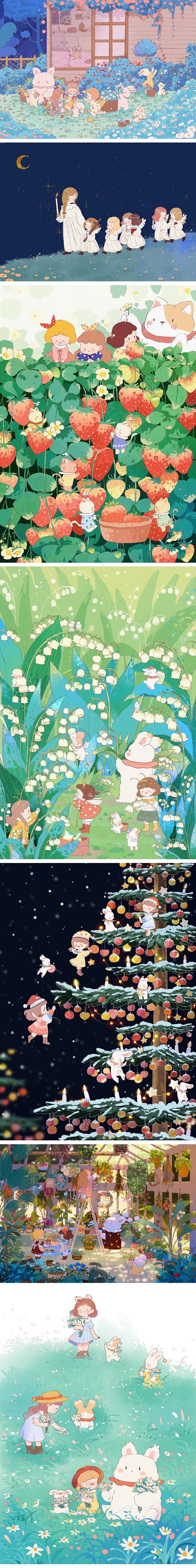 2021年绘画总结，产量还不错！
今年不...
