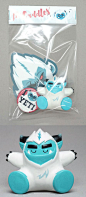 SpankyStokes.com |  乙烯基玩具，艺术，文化和一切介于：“Mr Cuddles”由DexDesign提供的Yeti树脂造型！