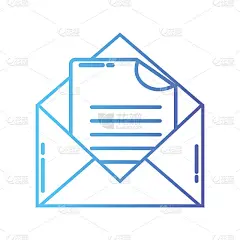 带有文档信息的电子邮件行