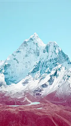 超高清雪山壮阔风景手机屏保壁纸