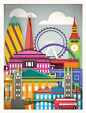 Touristique 5 of the most famous cities in the world london Touristique   5 of the most famous cities in the world illustrated