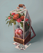 The bag for flowers , Tatiana Serova : The bag for flowers  by Tatiana Serova on ArtStation.