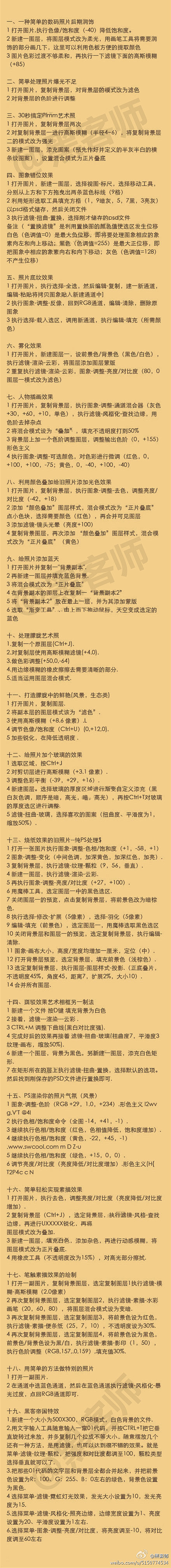 让你涨姿势，PS中19条实用技术，你还等...