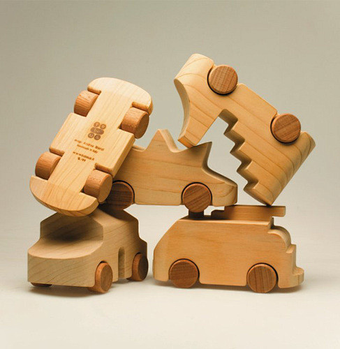 [] TobeUs木头玩具车的创意来自意...