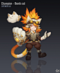 BOMB CAT, Citemer Liu : This is my fourth champion in the honor of kings~ 
He was a very funny and lustful little cute ~ 
but If he is serious, he will be very reliable.