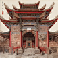 中国传统样式建筑