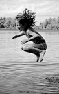 Jumping in the water on a hot day ~ is there anything more perfect?!
