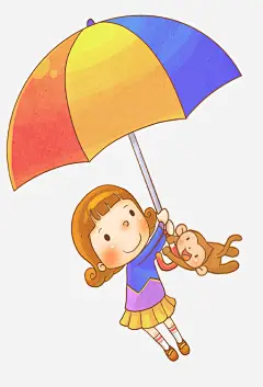 卡通小女孩高清素材 设计图片 免费下载 页面网页 平面电商 创意素材 png素材
