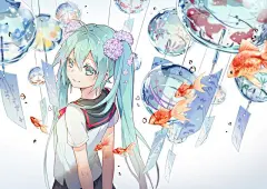 动漫壁纸【风铃女孩】