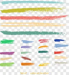 矢量粉笔笔触条纹设计素材效果元素PNG图片➤来自 PNG搜索网 pngss.com 免费免扣png素材下载！