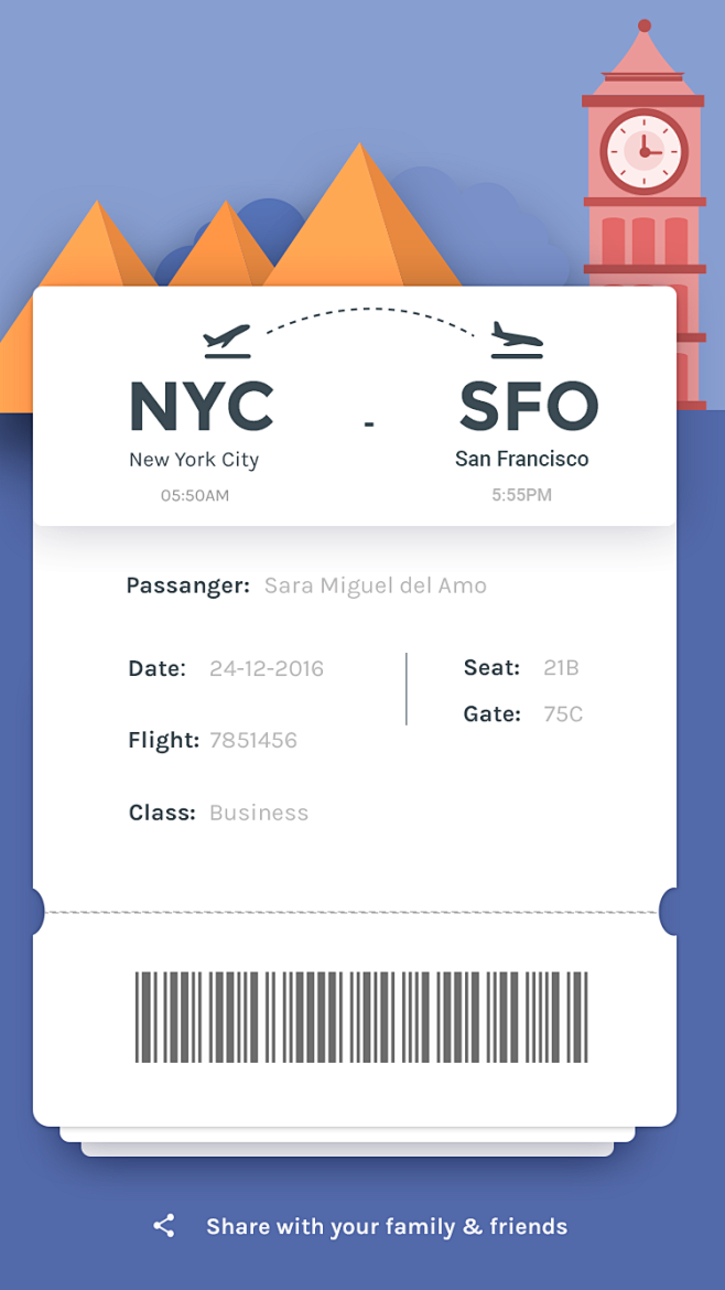 Boarding pass