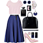 A fashion look from August 2014 featuring short sleeve tees, Vionnet and heels & pumps. Browse and shop related looks.