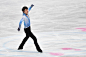 Yuzuru Hanyu of Japan competes in the Men short program during day 2 of the ISU World Figure Skating Championships 2019 at Saitama Super Arena on...