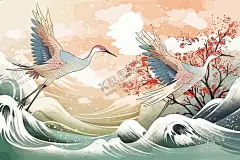 中国风仙鹤 【酷图网】中国风仙鹤,仙鹤纹理,鹤,仙鹤,飞鹤,白鹤,丹顶鹤,国画白鹤,量仙鹤,飞舞仙鹤,国画仙鹤,国画鹤,中国风,中国风素材