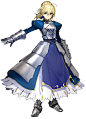 Artoria Character Art from Fate/Extella: The Umbral Star