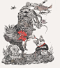 被 GUCCI 选中的日本另类插画家，作品真是“怪”好看！ : 欢迎来到，日本插画师“樋口裕子”的奇幻手绘世界。