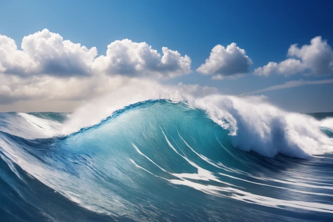 激浪动态水纹海浪大海摄影图片-花瓣网