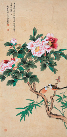 工笔画――牡丹