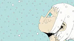 动漫1920x1080悲伤的雪动漫女孩耳机艺术品